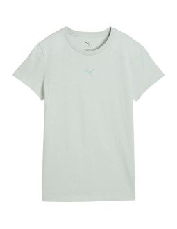 Koszulka damska puma ess centered cat logo tee miętowa 692916 29