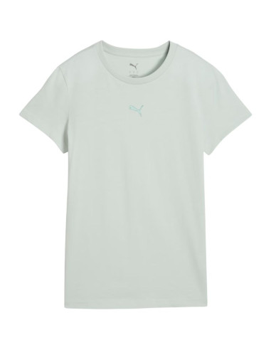 Koszulka damska puma ess centered cat logo tee miętowa 692916 29