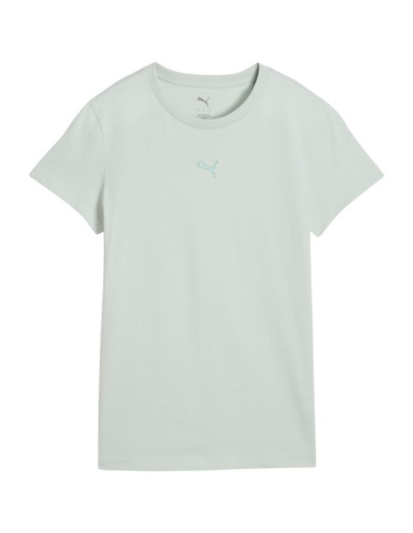 Koszulka damska puma ess centered cat logo tee miętowa 692916 29