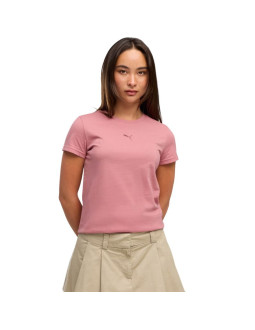 Koszulka damska puma ess centered cat logo tee różowa 692916 48