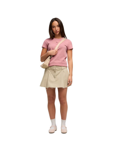 Koszulka damska puma ess centered cat logo tee różowa 692916 48