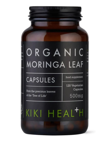 Organic Moringa Leaf - Sproszkowane Liście Moringi (120 Kaps.)