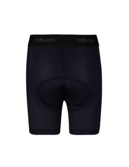 Spodnie rowerowe dziecięce dla chłopca/dziewczynki trollkids kids bike inner pants black (491-600) 2