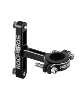 Adapter koszyka na bidon rockbros ks-416 aluminiowy regulowany - czarny