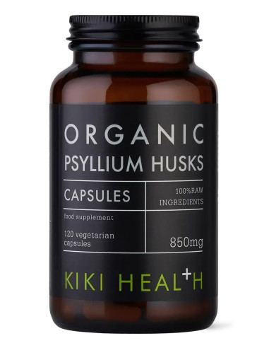 Organic Psyllium Husks 850 Mg - Babka Jajowata (120 Kaps.)