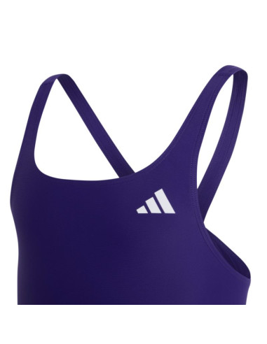 Kostium kąpielowy dla dzieci adidas v-back fioletowy ks2955