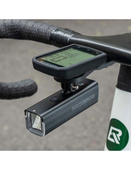 Uchwyt na licznik rowerowy rockbros fk-307s nylon - czarny