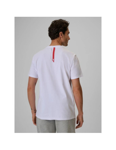 T-shirt bawełniany kibica męski 4f 4frss26ttshm4203-10s
