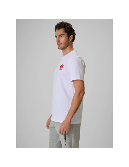 T-shirt bawełniany kibica męski 4f 4frss26ttshm4203-10s