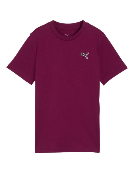 Koszulka dla dzieci puma cls badge cat tee fioletowa 694700 41