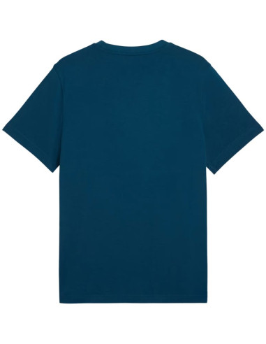 Koszulka męska puma ess small no.1 logo tee(s) turkusowa 682535 36