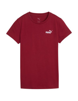 Koszulka damska puma ess small no.1 logo tee(s) brązowa 682373 23 2