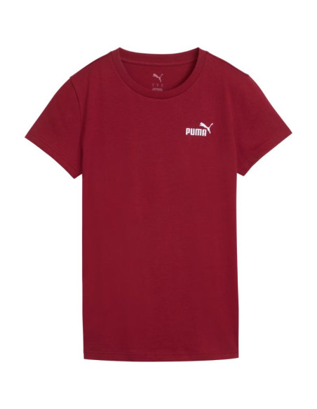 Koszulka damska puma ess small no.1 logo tee(s) brązowa 682373 23