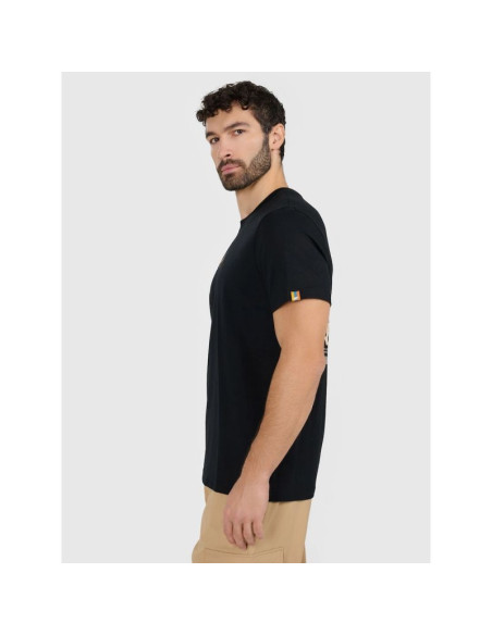 T-shirt regular z nadrukiem męski 4f 4fraw25ttshm3377-20s
