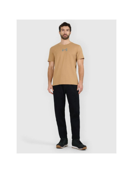 T-shirt regular z nadrukiem męski 4f 4fraw25ttshm3377-83s