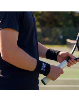 Opaska na nadgarstek rockbros 190009 sportowa - czarna 2