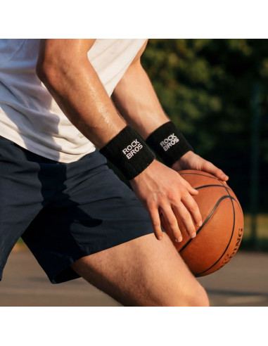 Opaska na nadgarstek rockbros 190009 sportowa - czarna