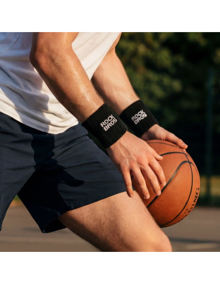 Opaska na nadgarstek rockbros 190009 sportowa - czarna
