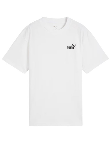 Koszulka dla dzieci puma ess small no.1 logo relaxed tee biała 684920 02
