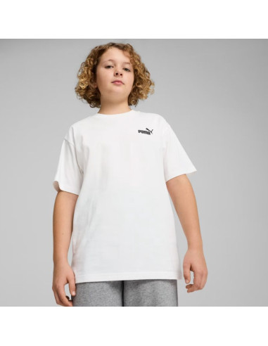 Koszulka dla dzieci puma ess small no.1 logo relaxed tee biała 684920 02