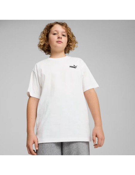 Koszulka dla dzieci puma ess small no.1 logo relaxed tee biała 684920 02