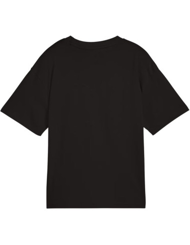 Koszulka dla dzieci puma ess centered cat logo boxy tee czarna 685131 01