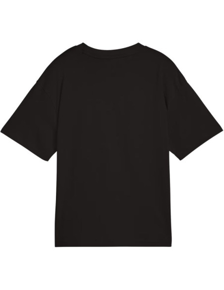 Koszulka dla dzieci puma ess centered cat logo boxy tee czarna 685131 01