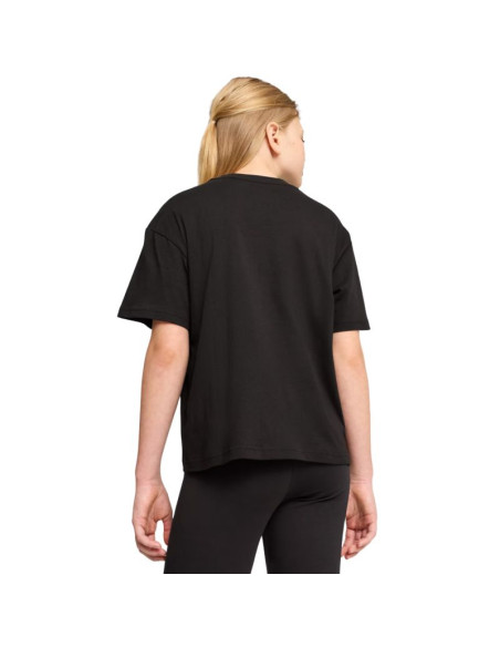 Koszulka dla dzieci puma ess centered cat logo boxy tee czarna 685131 01