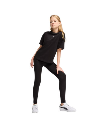 Koszulka dla dzieci puma ess centered cat logo boxy tee czarna 685131 01