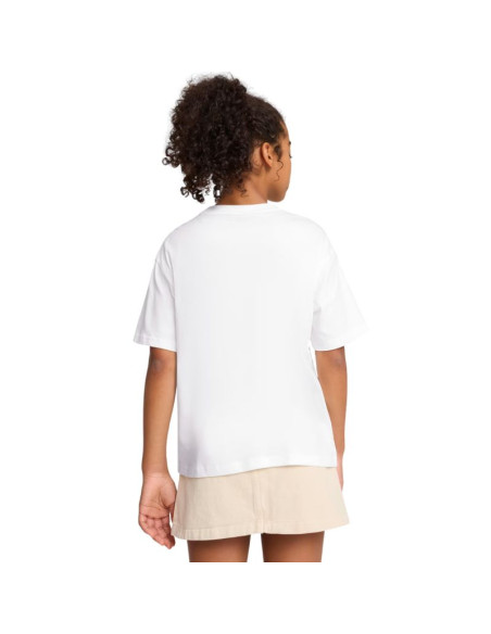 Koszulka dla dzieci puma ess centered cat logo boxy tee biała 685131 02