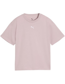 Koszulka dla dzieci puma ess centered cat logo boxy tee różowa 685131 49 2