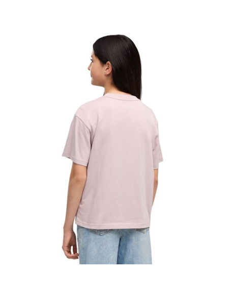 Koszulka dla dzieci puma ess centered cat logo boxy tee różowa 685131 49