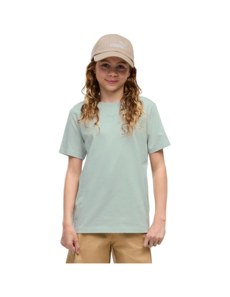 Koszulka dla dzieci puma ess centered cat logo tee miętowa 692972 29