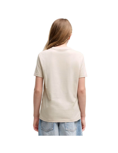 Koszulka dla dzieci puma ess centered cat logo tee beżowa 692972 82