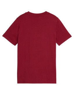 Koszulka dla dzieci puma ess small no.1 logo centered tee brązowa 692975 23 2