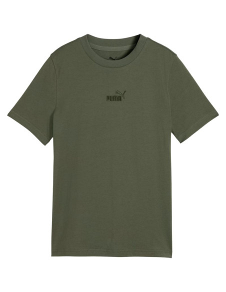Koszulka dla dzieci puma ess small no.1 logo centered tee khaki 692975 86