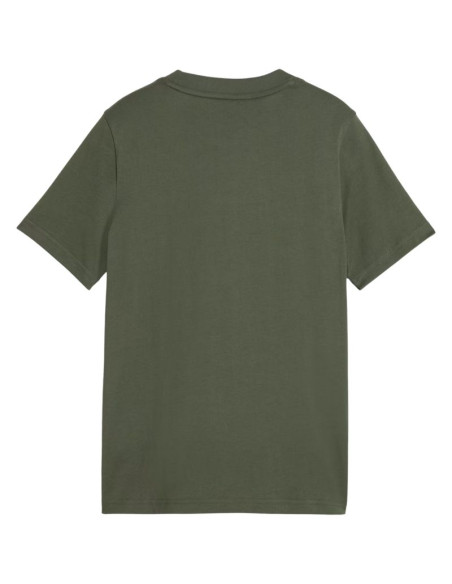 Koszulka dla dzieci puma ess small no.1 logo centered tee khaki 692975 86
