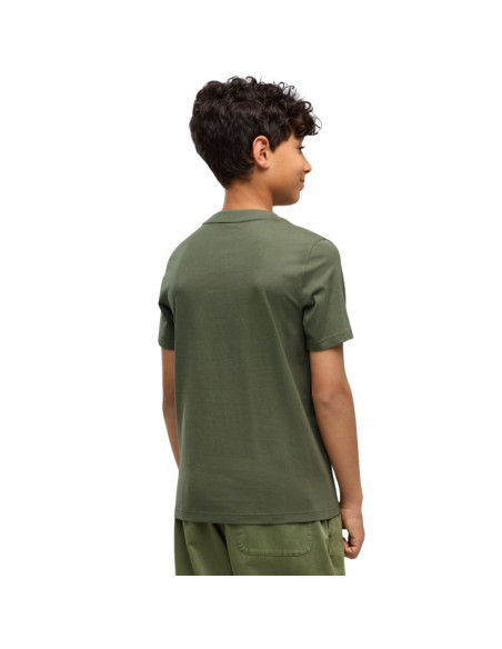 Koszulka dla dzieci puma ess small no.1 logo centered tee khaki 692975 86