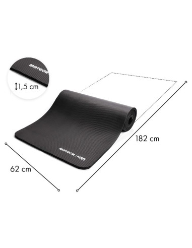 Mata do ćwiczeń meteor nbr, 182x62x1.5 cm, zwijana