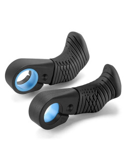 Chwyty rowerowe wozinsky wgr-m22 mtb 22,2 mm ergonomiczne gripy kciukowe - czarne