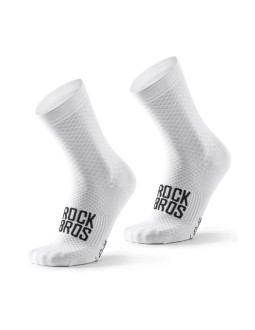 Skarpetki kolarskie rockbros 49210016001 road to sky 43-46 cm - białe
