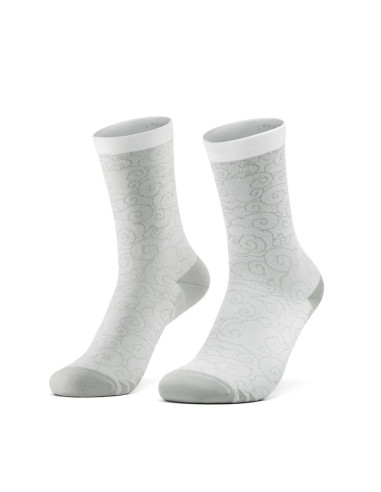 Skarpetki kolarskie rockbros 490025001 road to sky 39-42 cm - białe