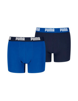 Bokserki dla dzieci puma everyday basic 2 pak niebieskie, granatowe 938971 06
