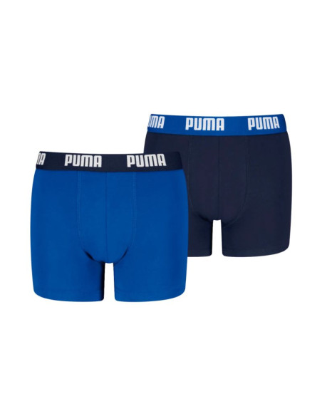 Bokserki dla dzieci puma everyday basic 2 pak niebieskie, granatowe 938971 06