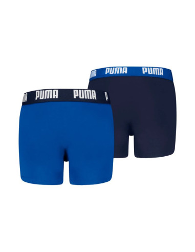 Bokserki dla dzieci puma everyday basic 2 pak niebieskie, granatowe 938971 06