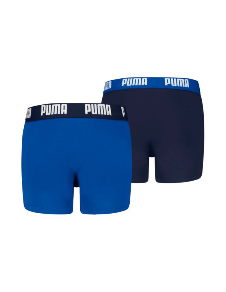 Bokserki dla dzieci puma everyday basic 2 pak niebieskie, granatowe 938971 06