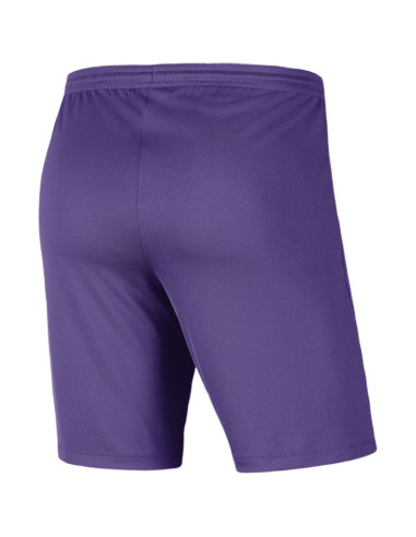 Spodenki dla dzieci nike dry park iii nb k fioletowe bv6865 507