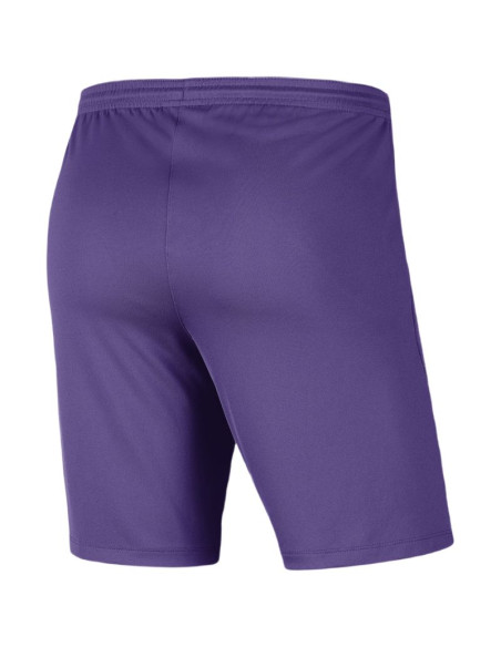 Spodenki dla dzieci nike dry park iii nb k fioletowe bv6865 507