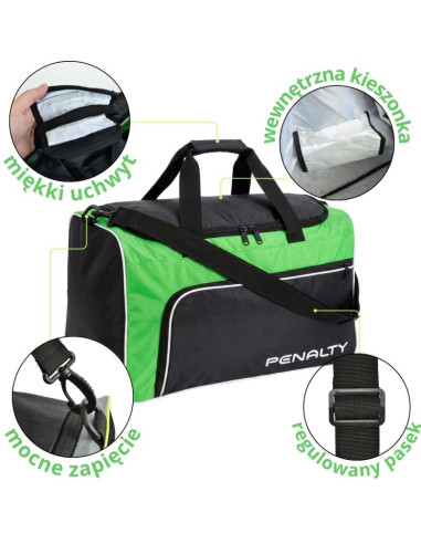 Torba sportowa penalty bag mala gym s11 medium zielona