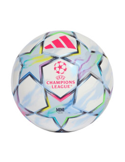 Piłka nożna adidas ucl mini 26/27 league stage biało-błękitna ke9770